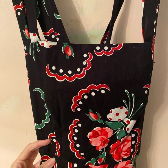 Check photos for print! Heart of Haute Elizabeth pinup swing dress SZ M - Picture 4 of 5